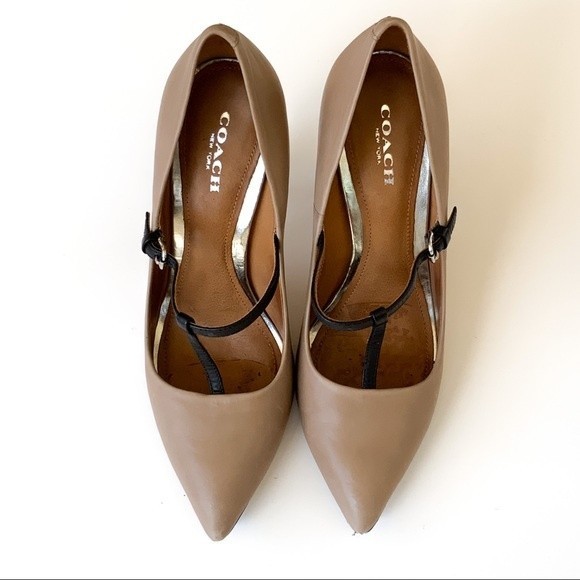 Coach Shoes Coach Fulton T Strap Pumps Heels Size 65 Poshmark